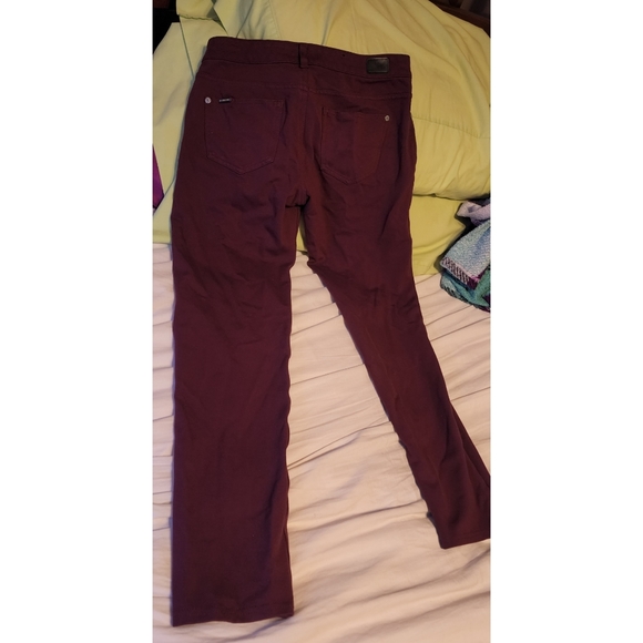 NWOT Burgundy Skinny Pants - Picture 4 of 4